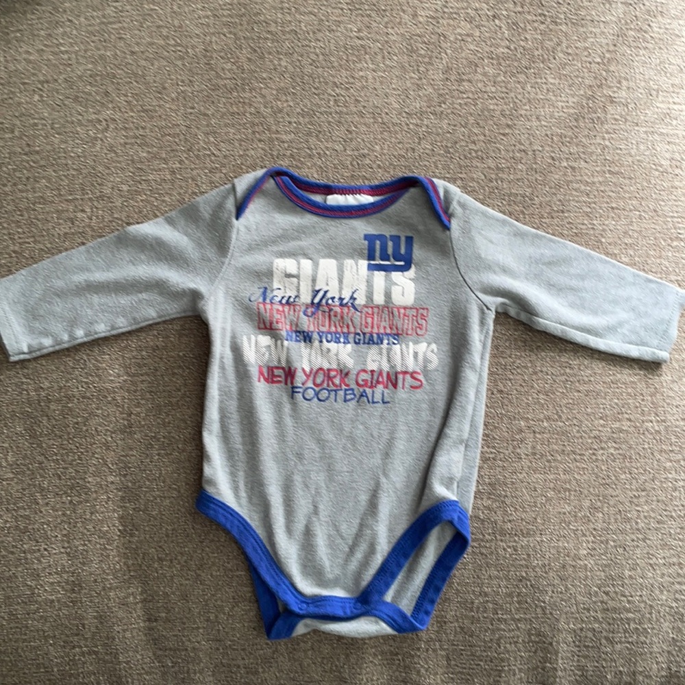 NY Giants onesie
